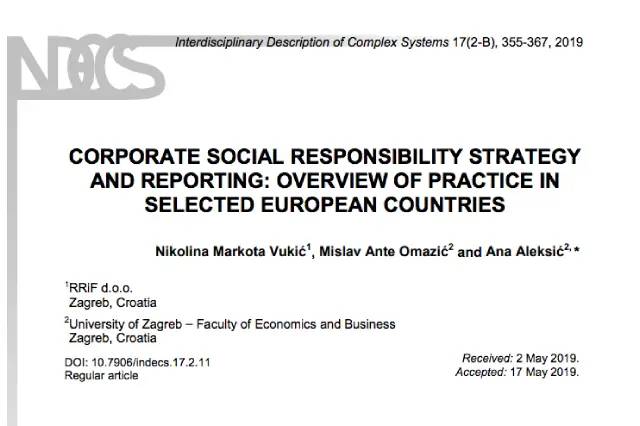 CSR Strategy and Reporting: Overview of Practice in Selected European Countries
