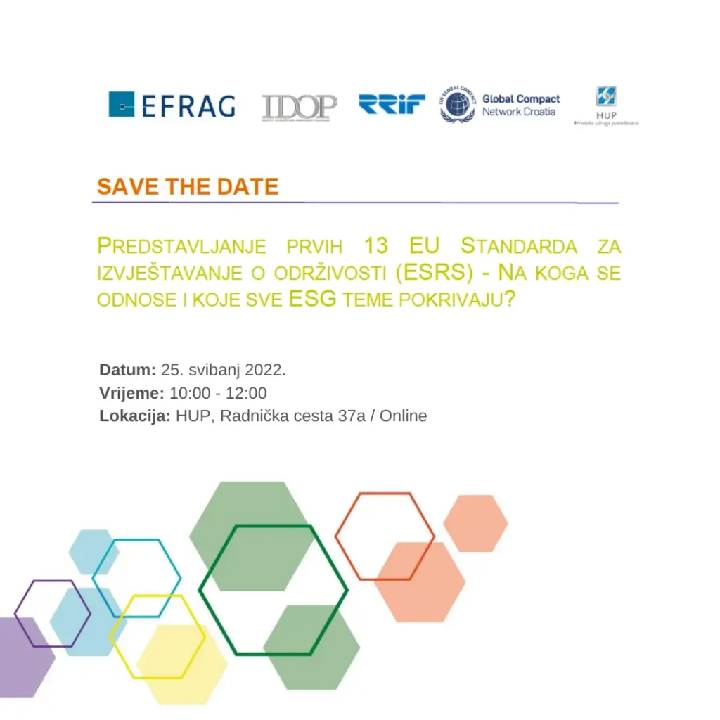 EU standardi za izvještavanje o održivosti